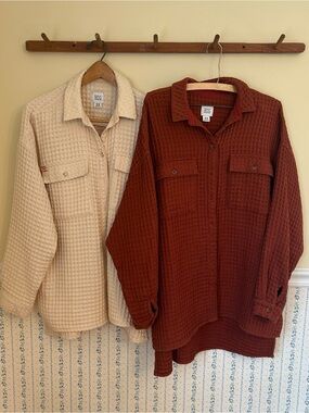 BUNDLE OF 2 BDG Oversized Shacket Top